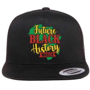 Future Black History Maker Proud African American Flat Bill Trucker Hat