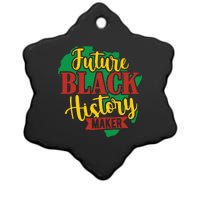 Future Black History Maker Proud African American Ceramic Star Ornament