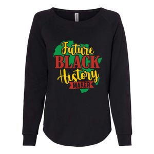 Future Black History Maker Proud African American Womens California Wash Sweatshirt