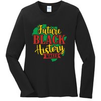 Future Black History Maker Proud African American Ladies Long Sleeve Shirt