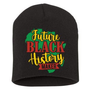 Future Black History Maker Proud African American Short Acrylic Beanie