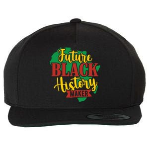 Future Black History Maker Proud African American Wool Snapback Cap