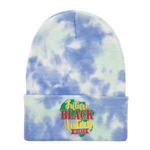 Future Black History Maker Proud African American Tie Dye 12in Knit Beanie