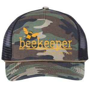 Funny Bee Hive Honey Lover Gift Beekeeper Retro Rope Trucker Hat Cap