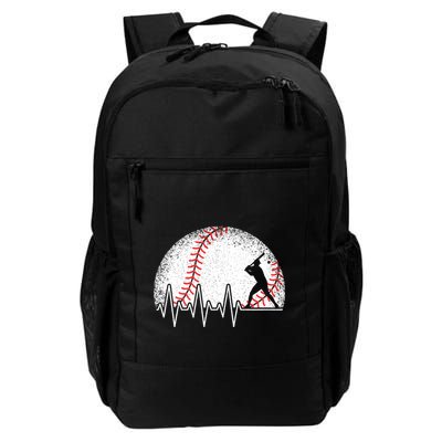 Funny Baseball Heartbeat Baseball Player Backpack