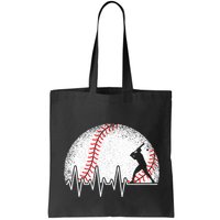 Funny Baseball Heartbeat Baseball Player Bag
