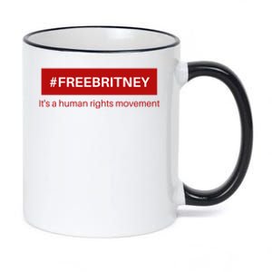 Free Britney Human Rights Movement 11oz Black Color Changing Mug