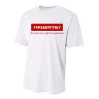 Free Britney Human Rights Movement Performance Sprint T-Shirt