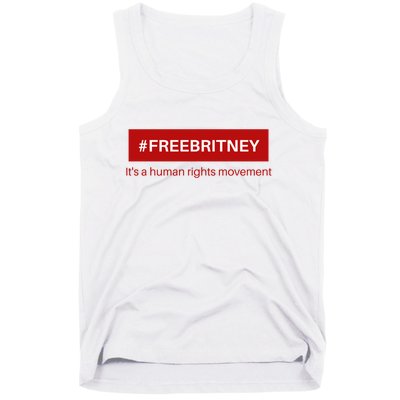 Free Britney Human Rights Movement Tank Top