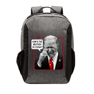 Funny Biden Hows The Weather In China Vector Backpack