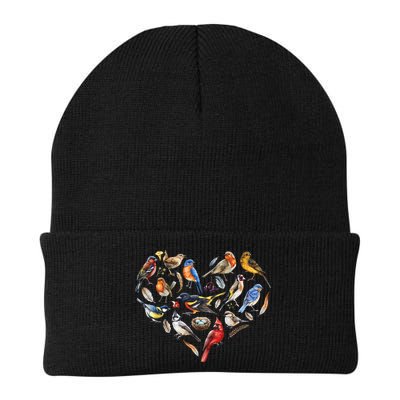 Forest Bird Heart Watching Cardinal Goldfinch Wren Chickadee Beanie