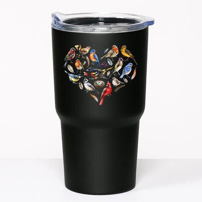 Forest Bird Heart Watching Cardinal Goldfinch Wren Chickadee Tumbler