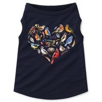 Forest Bird Heart Watching Cardinal Goldfinch Wren Chickadee Doggie Tank