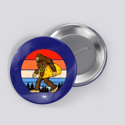 Funny Bigfoot Holding A Taco Gift Funny Taco Gift Button