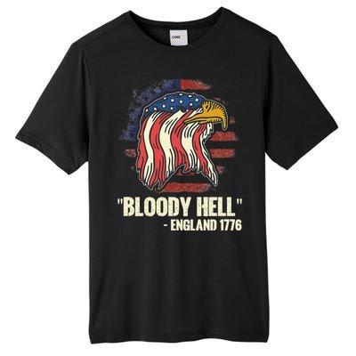 Funny Bloody Hell England July 4th 1776 Tall Fusion ChromaSoft Performance T-Shirt