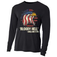 Funny Bloody Hell England July 4th 1776 Cooling Performance Long Sleeve Crew