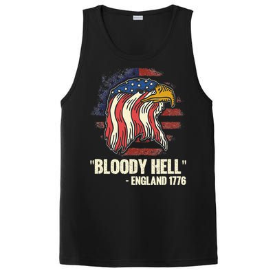 Funny Bloody Hell England July 4th 1776 PosiCharge Competitor Tank