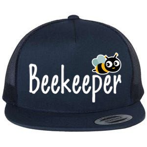 Funny Beekeeper Humor Honey Bee Family Lover Mom Proud Gift Flat Bill Trucker Hat