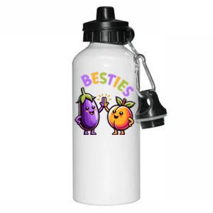 Funny Besties Hilarious Naughty Humor Joke Saying Gag  Aluminum Water Bottle