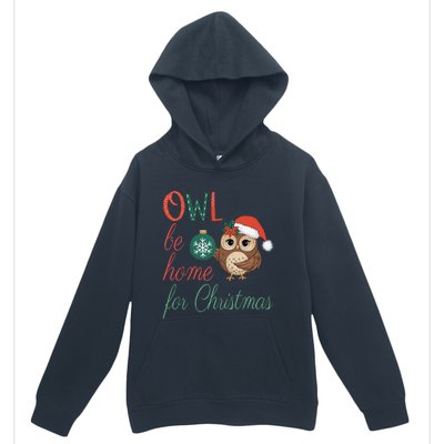 Funny Be Home For Christmas Owl Meme Holiday Xmas Festive Urban Pullover Hoodie