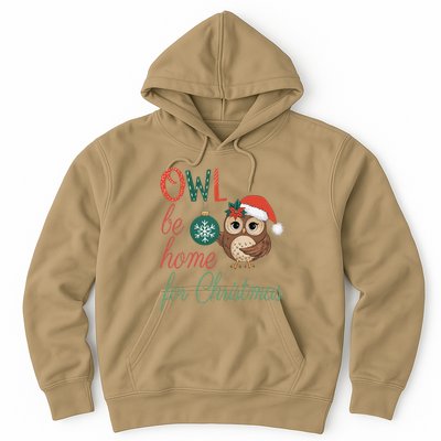 Funny Be Home For Christmas Owl Meme Holiday Xmas Festive Hoodie