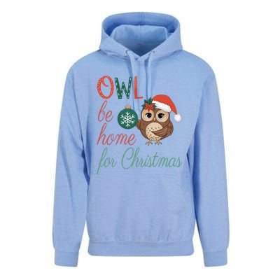 Funny Be Home For Christmas Owl Meme Holiday Xmas Festive Unisex Surf Hoodie