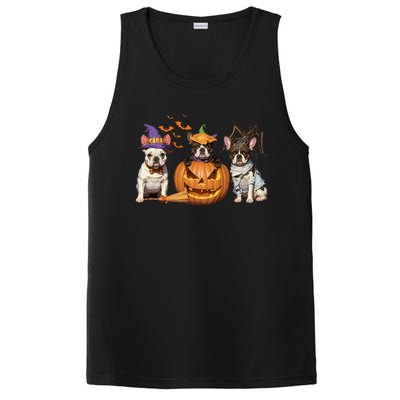 French Bulldog Halloween Witch Mummy Pumpkin Funny Dog Lover Meaningful Gift PosiCharge Competitor Tank