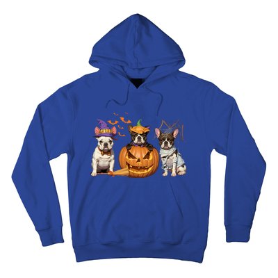 French Bulldog Halloween Witch Mummy Pumpkin Funny Dog Lover Meaningful Gift Hoodie