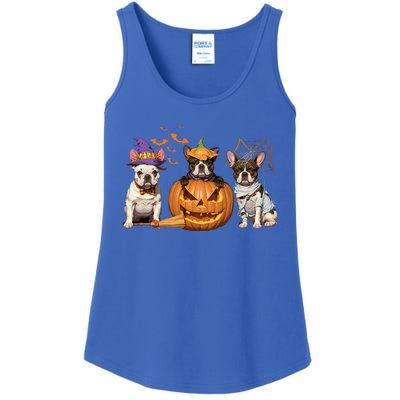 French Bulldog Halloween Witch Mummy Pumpkin Funny Dog Lover Meaningful Gift Ladies Essential Tank