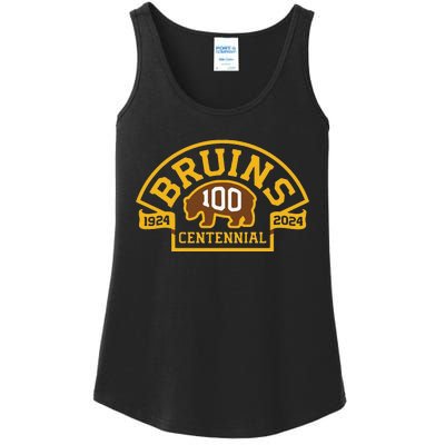 Funny Bruins Hockey Team 100th Season Hockey 2024 Gift Ladies Essential Tank