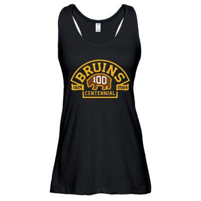 Funny Bruins Hockey Team 100th Season Hockey 2024 Gift Ladies Essential Flowy Tank