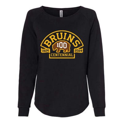 Funny Bruins Hockey Team 100th Season Hockey 2024 Gift Womens California Wash Sweatshirt