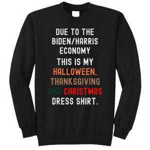 Funny Biden Harris Economy Tall Sweatshirt