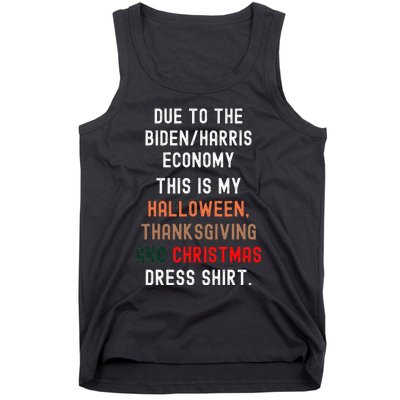 Funny Biden Harris Economy Tank Top