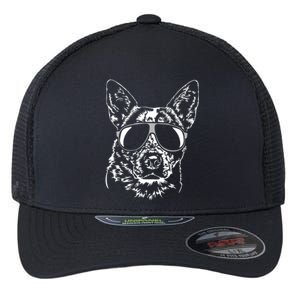 Funny Blue Heeler Gift Dog Hund Cute Gift Gift Flexfit Unipanel Trucker Cap