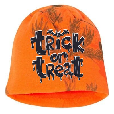 Funny Bat Halloween Trick Or Treat Kati - Camo Knit Beanie