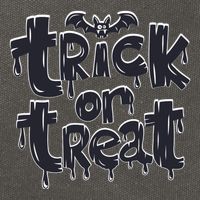 Funny Bat Halloween Trick Or Treat Cotton Canvas Backpack