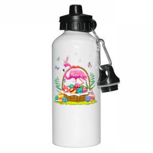 Flamingo Bunny Hat Rabbit Easter Eggs Meaningful Gift Aluminum Water Bottle