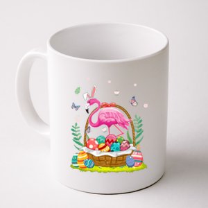 Flamingo Bunny Hat Rabbit Easter Eggs Meaningful Gift Coffee Mug