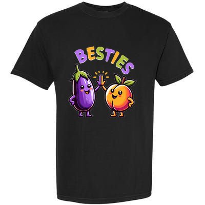 Funny Besties Hilarious Naughty Adult Humor Joke Saying Gag Garment-Dyed Heavyweight T-Shirt