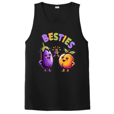 Funny Besties Hilarious Naughty Adult Humor Joke Saying Gag PosiCharge Competitor Tank