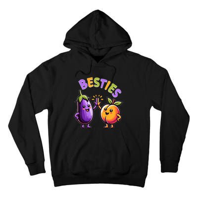 Funny Besties Hilarious Naughty Adult Humor Joke Saying Gag Tall Hoodie