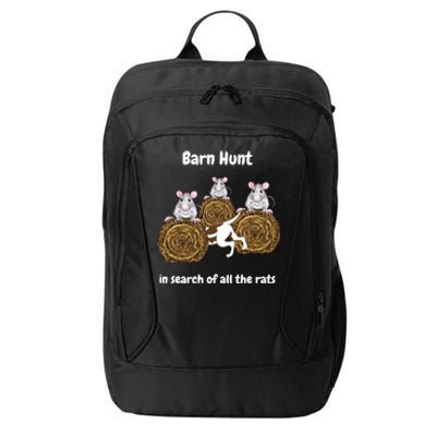 Funny Barn Hunt In Search Of All The Rats Cute Gift City Backpack