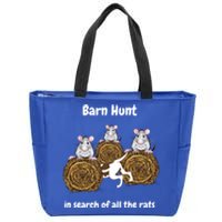 Funny Barn Hunt In Search Of All The Rats Cute Gift Zip Tote Bag