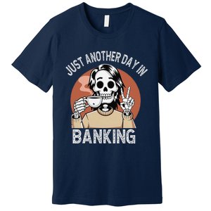 Funny Banking Humor Sarcastic Bankers Christmas Joke Premium T-Shirt