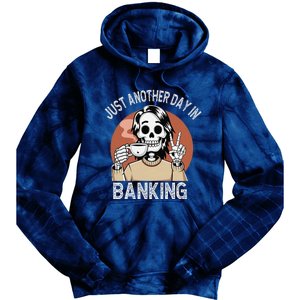 Funny Banking Humor Sarcastic Bankers Christmas Joke Tie Dye Hoodie