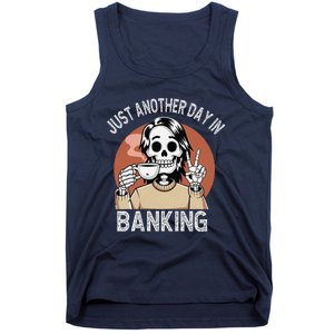 Funny Banking Humor Sarcastic Bankers Christmas Joke Tank Top