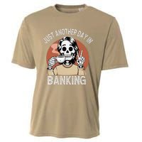 Funny Banking Humor Sarcastic Bankers Christmas Joke Cooling Performance Crew T-Shirt