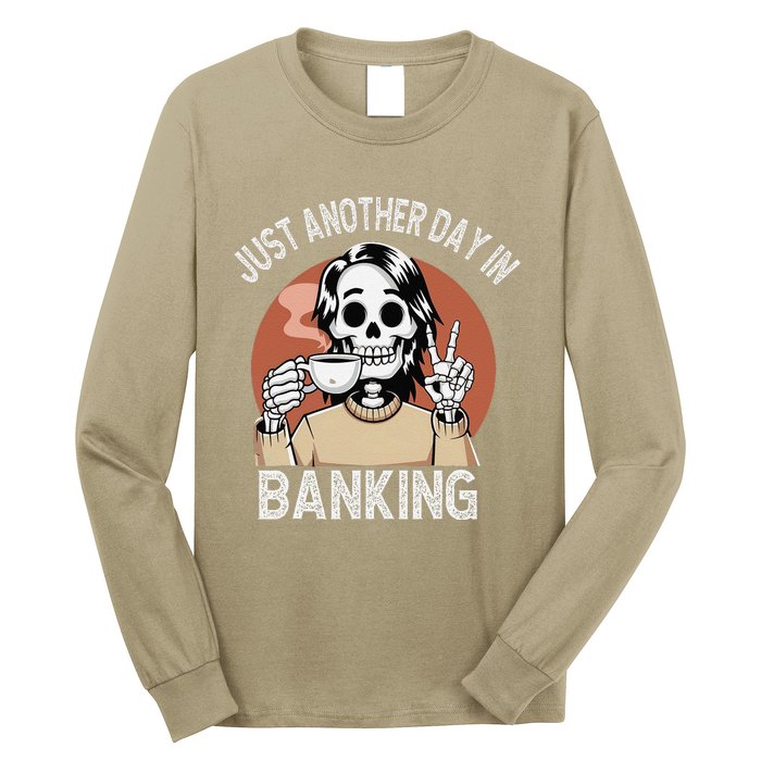 Funny Banking Humor Sarcastic Bankers Christmas Joke Long Sleeve Shirt