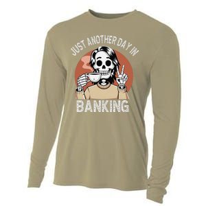 Funny Banking Humor Sarcastic Bankers Christmas Joke Cooling Performance Long Sleeve Crew